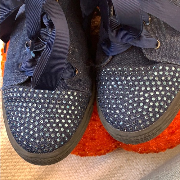 Stuart Weitzman Girls Vance Crystal Bow size 4 - Picture 6 of 11